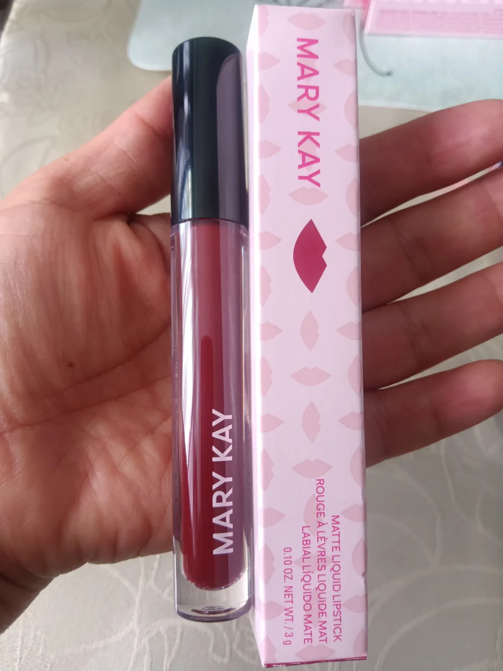 Mary Kay Matte Liquid Lipstick -Red Noir (Pink Packaging)